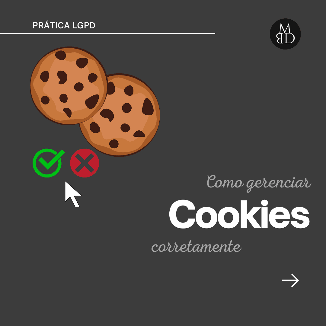 Capa do carrossel sobre gerenciamento de cookies.